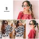 thumbnail image 5 of Gafas de sol SOJOS Polarizadas Estrechas Cuadradas Cateye SJ2169 para mujer, 5 of 6