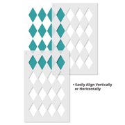 Small Harlequin Wallpaper Design Wall Stencil SKU #2696 by Designer Stencils
