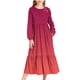 thumbnail image 2 of Vestido infantil de poliéster de manga larga, cuello redondo, bolsillos laterales y falda larga., 2 of 6