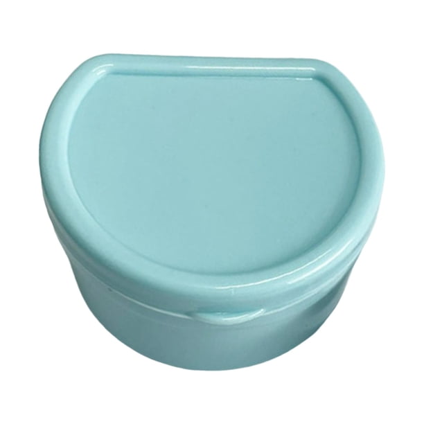 Estuche para dentaduras Yuyangstore Almacenamiento de dentaduras postizas Azul claro