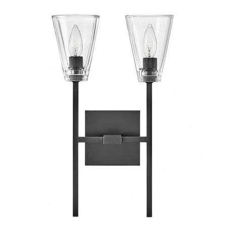 

2 Light Bath Vanity in Traditional and Glam Style-18.25 inches Tall and 11 inches Wide-Black Oxide Finish Bailey Street Home 81-Bel-4614498