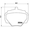 thumbnail image 4 of Brembo Brake Pad P44001 FMSI Number D518-7398; Low-Metallic; Set Of 4, 4 of 4