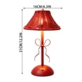 thumbnail image 2 of Boho Rattan Table Lamp, Wicker Night Light, LED Rechargeable Touch Control Reading Lights, Living Room Bedroom Office Lighting Home Decor, 2 of 6