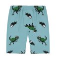 thumbnail image 3 of SXIMEE Little Big Boys 2-Piece Cozy Pajamas Dinosaur Short Sleeve Cool Summer PJ Set Kid Sleepwear Size 2-9Y, 3 of 5
