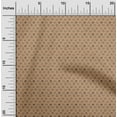 thumbnail image 1 of oneOone Cotton Jersey Dark Beige Fabric Owl Bird Sewing Material Print Fabric By The Yard 58 Inch Wide, 1 of 4