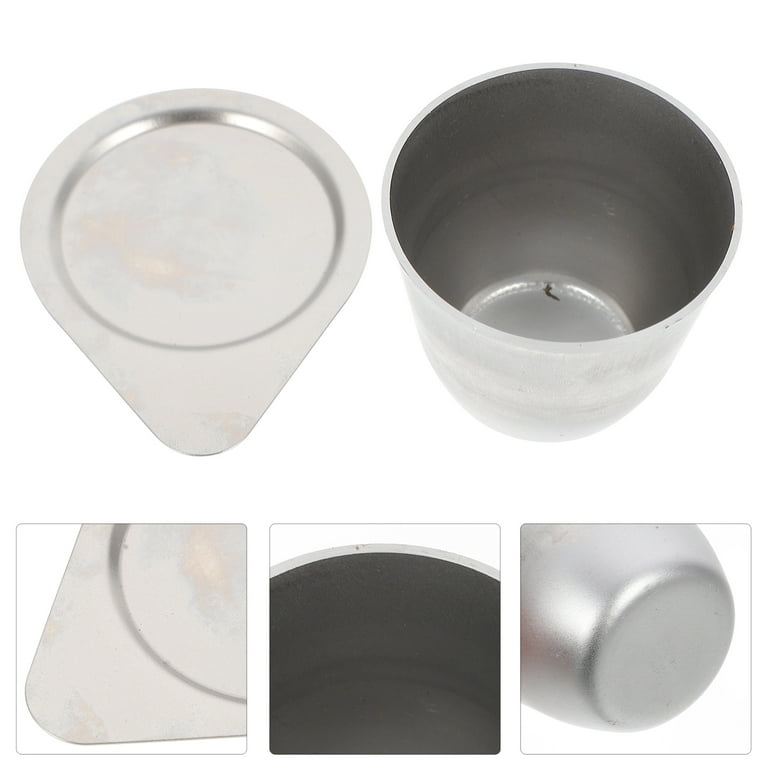 Laboratory Iron Crucible Experiment Labs Crucible Multipurpose Crucible  with Lid - Walmart.com