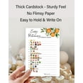 thumbnail image 6 of A Little Cutie Theme Emoticon Baby Shower Game — Pack of 25 — Pictionary Children's Books Baby Shower Games, Cuties Citrus Orange emoticon Games, Gender Reveal, Couples Shower Gender Neutral G350-EMJ, 6 of 6
