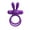 Purple, variant on 4B Ohare XL Penis Ring – Black, Vibrating, Waterproof, Reusable