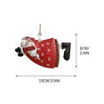 thumbnail image 3 of Ganfancp Colgante de Hierro Forjado Árbol de Navidad Papá Noel Rojo Colgante Árbol de Navidad Ofertas Del Día Liquidación 1X Colgante, 3 of 3