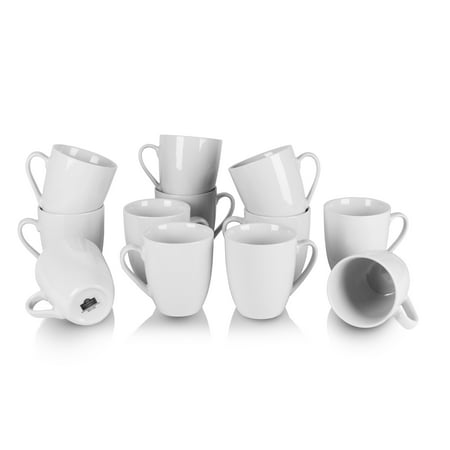 

10 Strawberry Street 12 fl oz Catering Ceramic Mug Set of 12 White