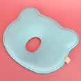 thumbnail image 4 of Infant Newborn Baby Pillow Soft Prevent Flat Head Sleeping Support Cushion PillowBlue Bear, 4 of 4