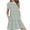 ZA-Green-dresses for women, variant on Yourumao Mini Dresses for Women Striped Round Neck Short Sleeve Summer Dresses Smock A-line Swing Lounge Sundress for Casual Outdoor with Pocket