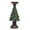 Green-L, variant on Christmas Tree Candle Holders Vintage Resin Christmas Tree Figurine Pillar Candle Stand for Home Mantel Fireplace Decor