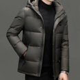 thumbnail image 2 of Chaqueta corta de plumón, ropa de diseñador, chaquetas con capucha para hombre, chaquetas acolchadas ligeras, abrigo informal de plumón de pato para hombre, abrigo de invierno para hombre, 2 of 4
