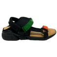 thumbnail image 4 of Carrots By Anwar Carrots Men's X Orphic CG HQ Premium Sandal Shoes (Men 8/Women 9, Black/Green/Orange), 4 of 9