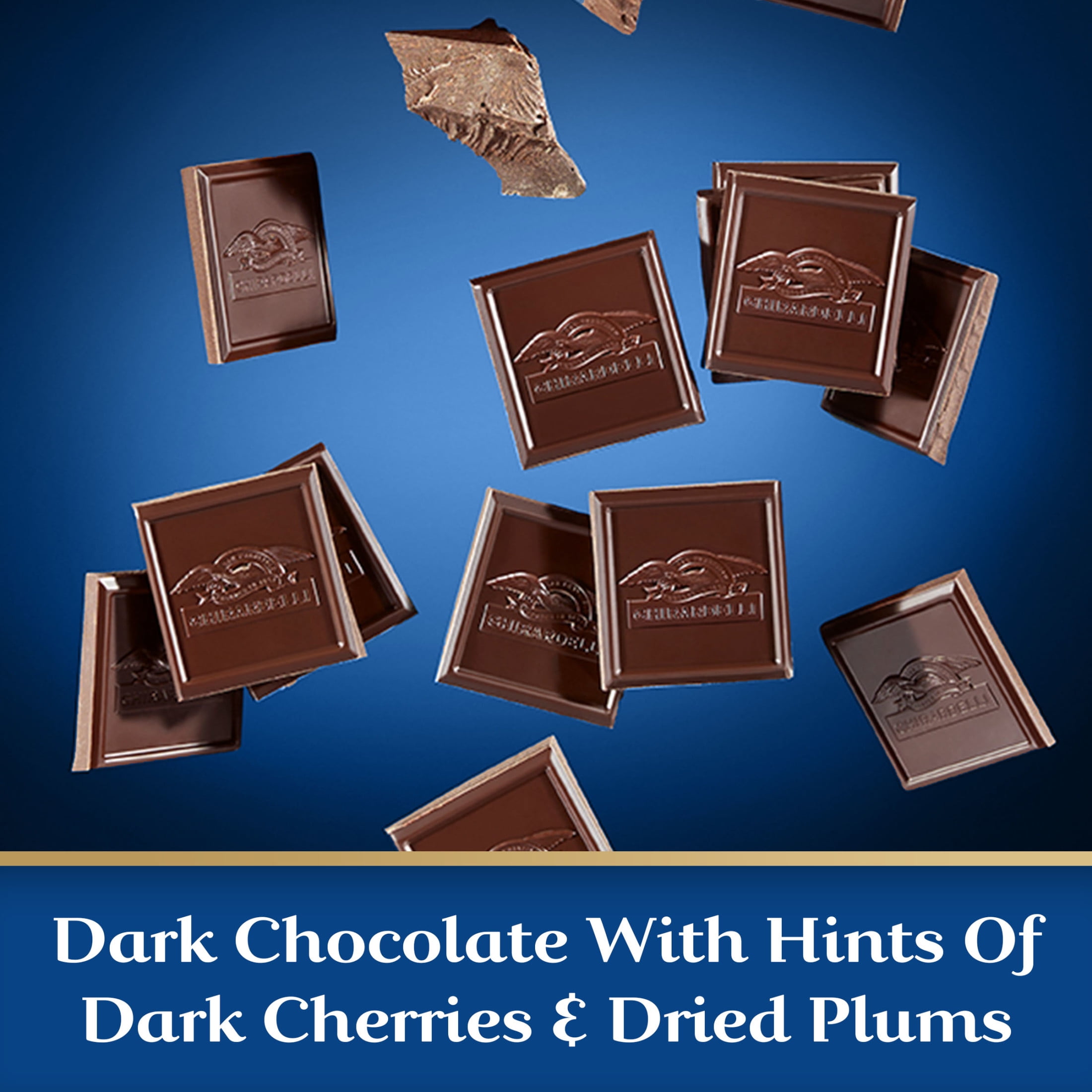 GHIRARDELLI Intense Dark Chocolate Squares, 86% Cacao, 4.12 oz Bag