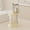 Beige #3, variant on White Plastic Toothbrush Cup Rack & Holder Set | Space-Saving Bathroom Organizer for Countertop | Detachable Design with Drainage for Couples