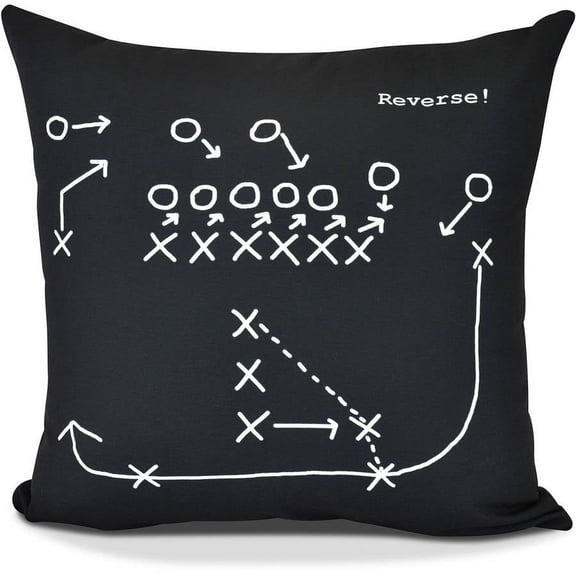 Reverse! Geometric Print Pillow