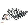 thumbnail image 4 of Portaequipajes de techo para coche RC a escala 1:10, portaequipajes DIY para accesorios SCX10 Con lámpara redonda, 4 of 9