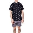 thumbnail image 4 of Visive Mens Big And Tall Short Sleeve Button Shirt, Printed Donuts Shirts, 4 of 7