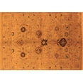 thumbnail image 1 of Ahgly Company Indoor Rectangle Oriental Orange Industrial Area Rugs, 5' x 7', 1 of 4