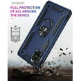 thumbnail image 2 of for Galaxy A71 Case Military Grade  Heavy Duty Rugged Dual Layers Full Body Shockproof with Ring Kickstand Back Cover Blue, 2 of 8
