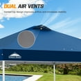 thumbnail image 6 of EAGLE PEAK 10 x 10 ft Pop up Canopy Tent Instant Outdoor Canopy (Dark Blue), 6 of 11