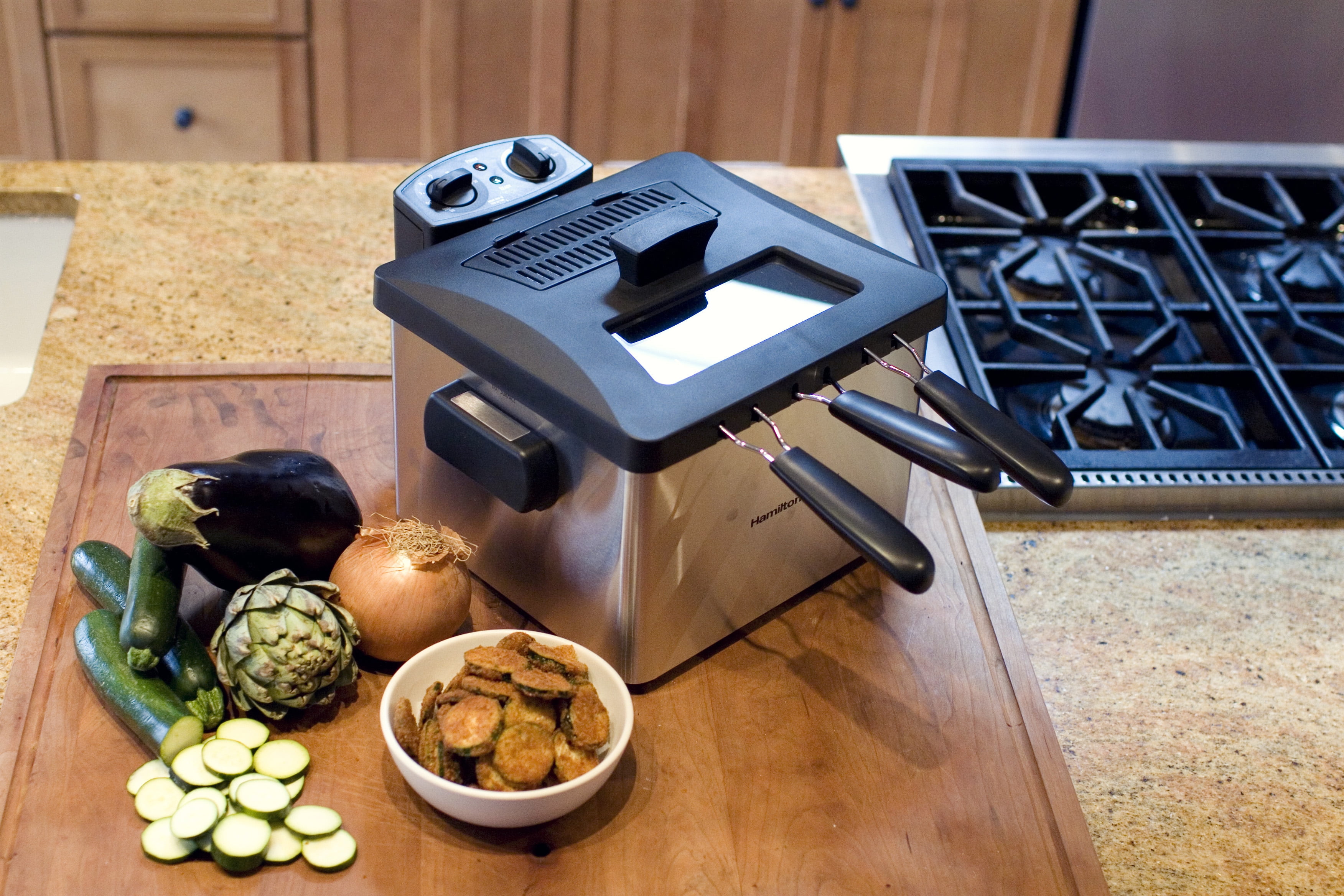 Weston Dual Basket Deep Fryer 15 Cup (3L) Oil Capacity