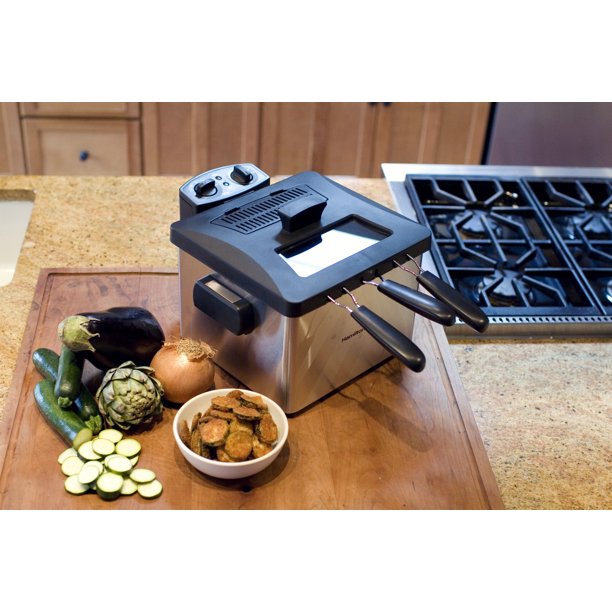 Weston Dual Basket Deep Fryer 15 Cup (3L) Oil Capacity