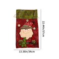 thumbnail image 3 of Bolsa de Regalo de Dulces Navideños Xihbxyly para niños grande con Cordón, 3 of 6