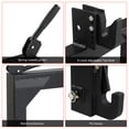 thumbnail image 5 of 3 Point Quick Hitch, 3000 lbs 3-Pt Attachments with 2" Receiver Hitch Adaptation to Category 1 & 2 Tractor with 5 Level Adjustable Bolt (Black), 5 of 9