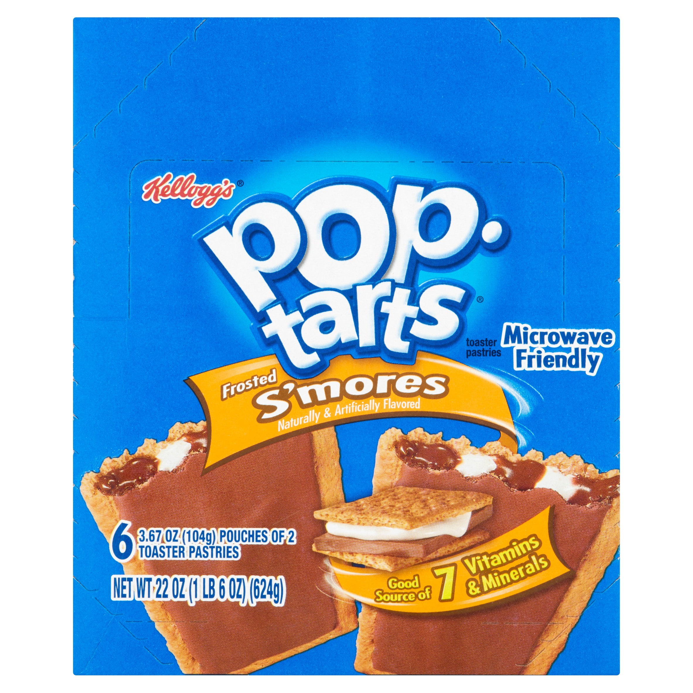 Kellogg's Pop Tarts Frosted S'mores Toaster Pastries, 3.67 oz, 6 count by Kellogg Sales Co.