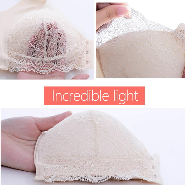 Tawop Sexy Lace Wireless Front Closure Bras For Women Lingerie Comfort Push  Up Bra Silke Adjusted Big Size Backless Bralette Tops Lily Bras For Older  Women Front Close Lilies 