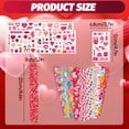 thumbnail image 5 of Valentine's Day Gift for Class Slap Bracelets Tattoos Sticker Heart Accessories for Valentine's Day Party Supplies Party Favors Valentines Exchange for School, 5 of 7