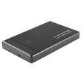 thumbnail image 2 of Caja de unidad de disco duro SATA USB 2.0 de 2,5 pulgadas Caja de disco duro externo (negro), 2 of 8
