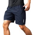 thumbnail image 1 of Male Summer Sport Shorts Quick Drying Shorts Reflective Marker Drawstring Loose Short Zipper Pocket Men Shorts, 1 of 4