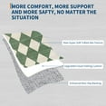 thumbnail image 3 of Hasoo Runner Rugs for Hallway 2x6 Geometric Rugs Modern Trellis Carpet for Bedside, Green, 3 of 6