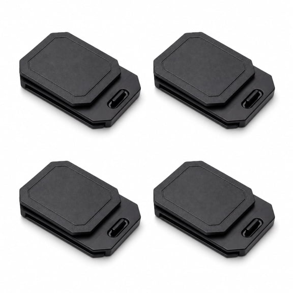 4Pcs Seat Belt Comfort Pads – Shoulder and Neck Relief, Anti-Slip Clips, Universal Fit for Car, SUV, Truck, RV – Black