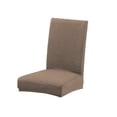 thumbnail image 2 of Cubierta de silla de comedor sólido Cómodo Universal Funda giratoria Forma de diamante resistente al desgaste Estilo simple Funda protectora Café Methold HA012483-09, 2 of 6