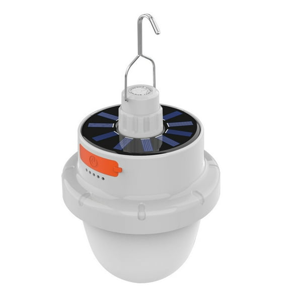 EGNMCR Solar Lights Outdoor, Outdoor Lights, LED With Remote Control And Hook, 4 Modes LED Camping, Portable Hanging Tent Bulb With Clip Hook For Camping, Hiking solar light
