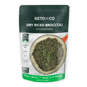 Keto and Co Dry Riced Broccoli-Vegan, Gluten Free (One Bag)