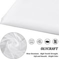thumbnail image 4 of 2x1.6m White Tulle Fabrics Chiffon Sheer Crepe Fabric Gauze Mesh Bolt Net Chinlon Tulle for Gift Wrapping DIY Sewing Crafts Wedding Party Decorations DIY, 4 of 6