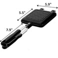 thumbnail image 2 of Sandwich Grill, Grilled Sandwich and Panini Maker Pan with Non-Stick Platforms, Stove Toasted Sandwich Maker, 2 of 5