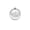 #003-Silver, variant on Cheapark 2.36 inch electroplated checkered Christmas balls, 10 pieces special shaped hanging ornaments, for home holiday tree party decoration