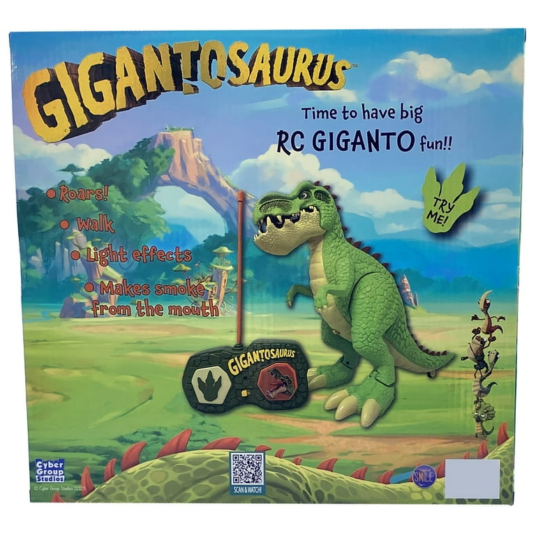 Gigantosaurus: RC Giganto - Green Dinosaur Action Figure, Radio