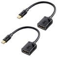 thumbnail image 1 of Adaptador Cable Matters de Mini DisplayPort a DisplayPort 1.4 de 8K, paquete de 2 unidades, 1 of 8
