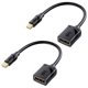 thumbnail image 1 of Adaptador Cable Matters de Mini DisplayPort a DisplayPort 1.4 de 8K, paquete de 2 unidades, 1 of 8