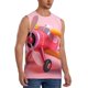 thumbnail image 2 of Balery Colorful Cartoon Biplane Camisetas sin mangas para hombre, absorbe la humedad y protege contra el mal olor.-Large, 2 of 7