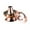 violet 30CM, variant on yotijay China Copper Chafing Dish Soup Pot Cooking Pot for Parties Buffets Household gold 30CM