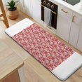 thumbnail image 5 of Red Christmas Patchwork Pattern Kitchen Rug Mat,Kitchen Runner Rugs Non Skid Washable,Decorative Kitchen Floor Mats for Kitchen,Sink,Laundry,17"x47.2", 5 of 7